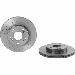 Par De Discos Hiperventilados Delanteros Honda Civic 2004-2011