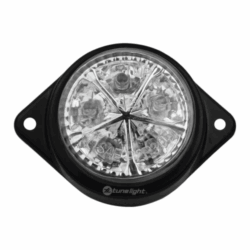 Plafón Tipo Botón Redondo 5 LEDs Luz Ámbar