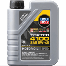 Aceite De Motor Sintético Top Tec 4100 5W40 1 Litro
